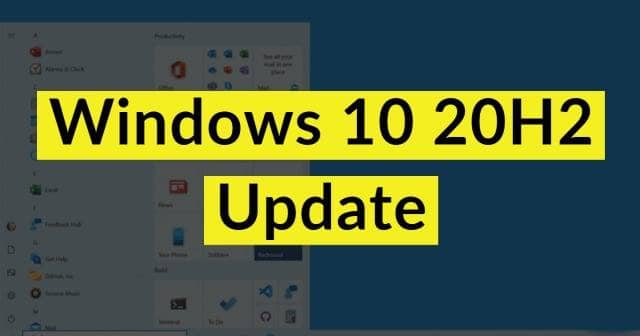 Windows 10 20H2 Update