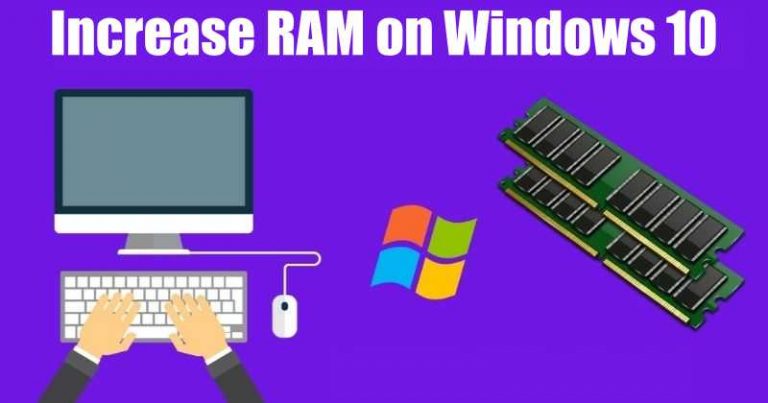 How to increase RAM on windows 10