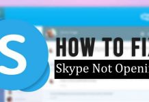 Fix Skype not opening on Windows 10