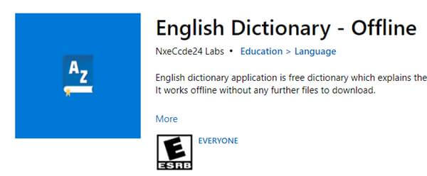 English Dictionary – Offline