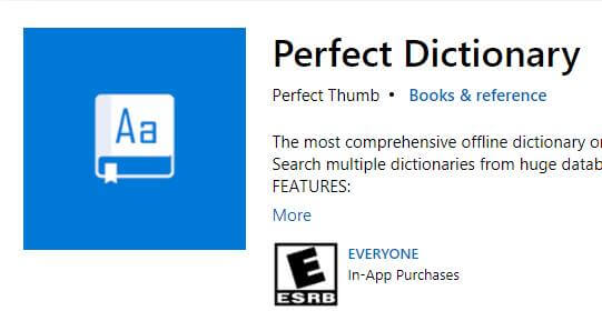 Perfect Dictionary 
