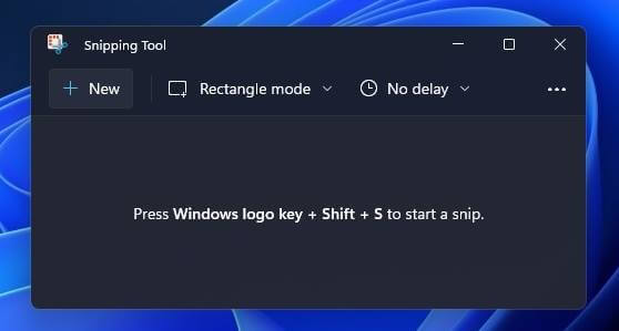 snipping tool new windows 11