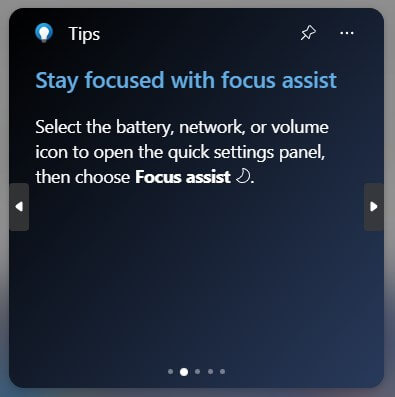 tips windows 11 widget